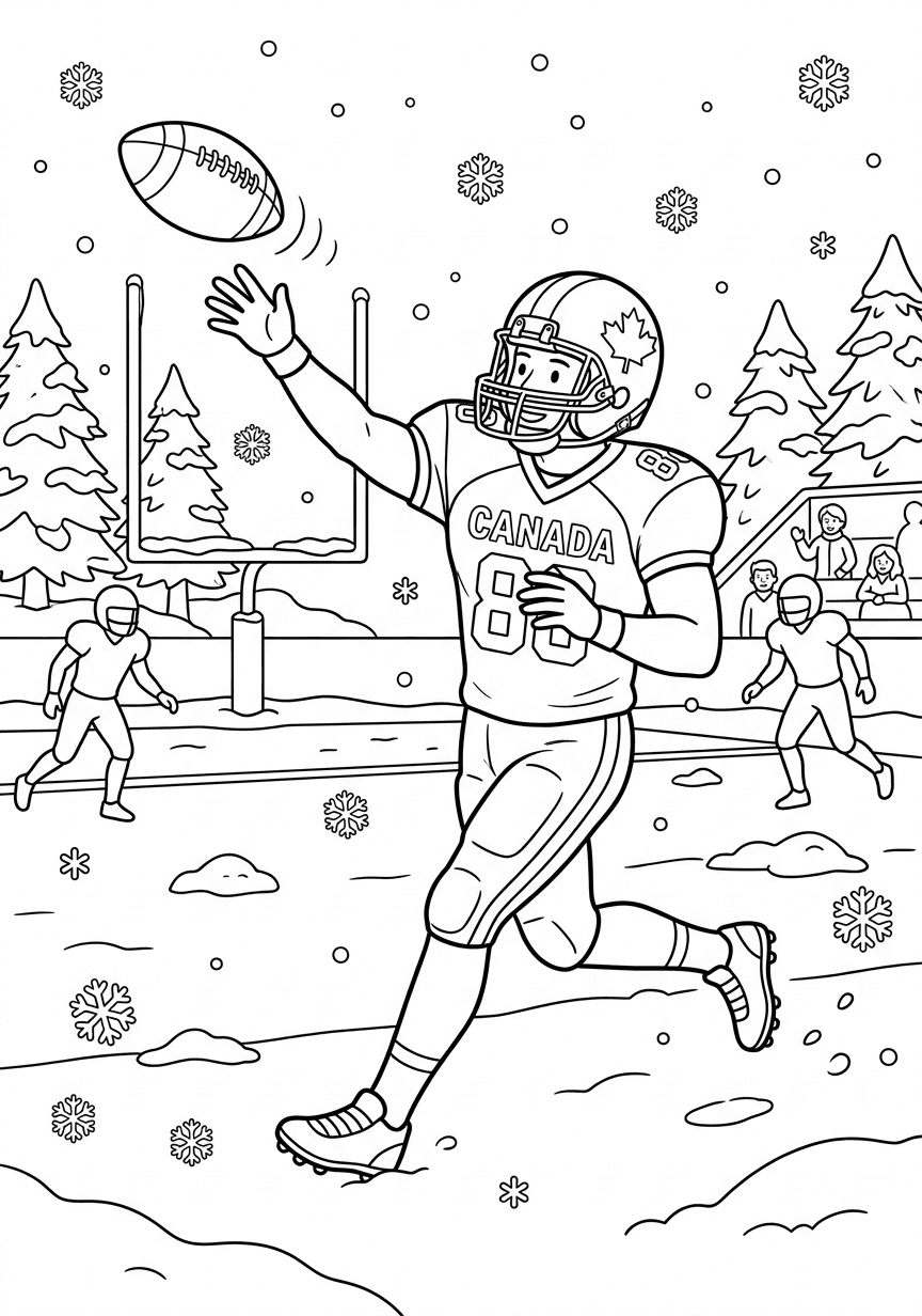 Página 1 do livro Canadá · Detalhado Leve — Copa 2026