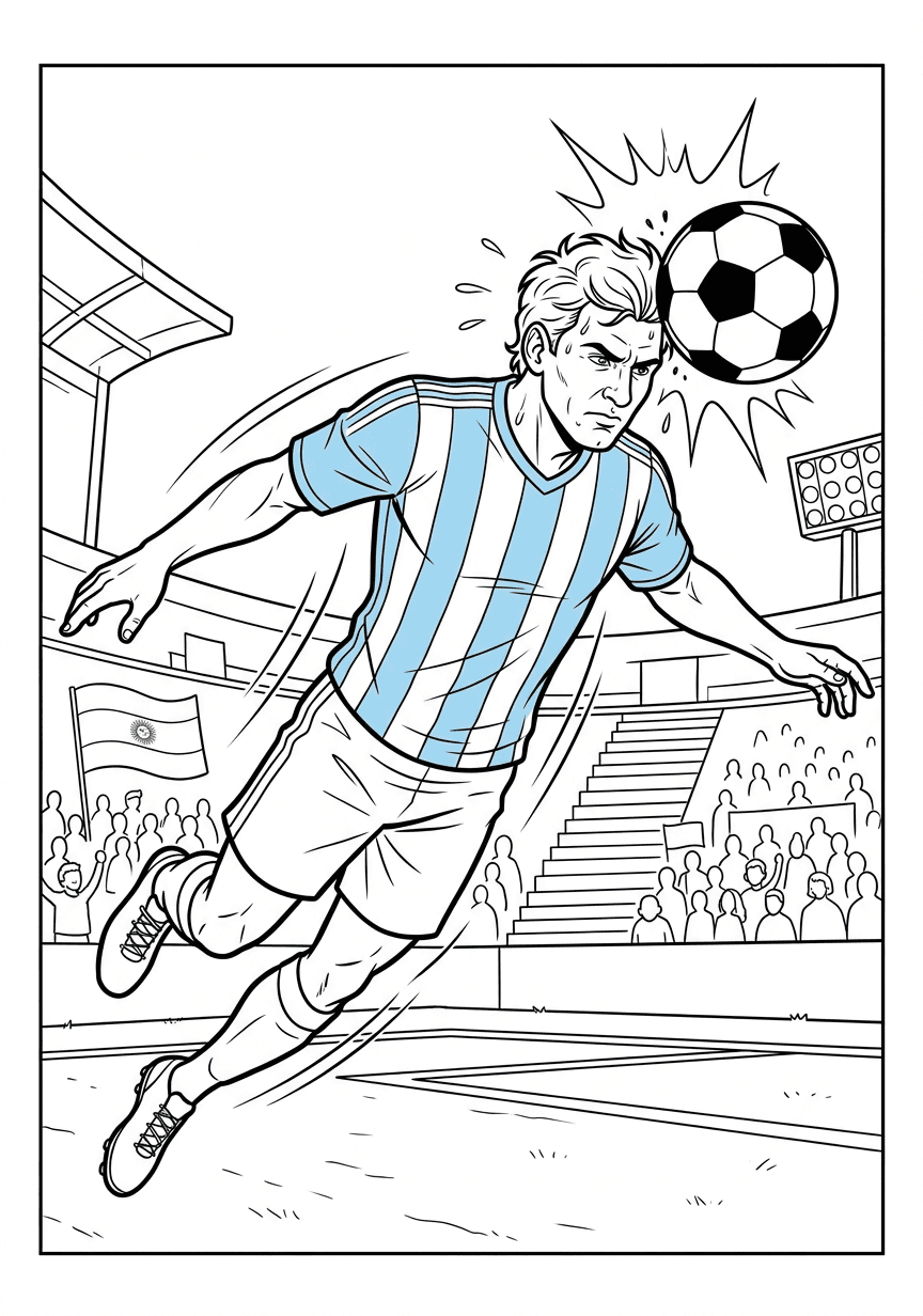 Página 1 do livro Argentina · HQ — Copa 2026