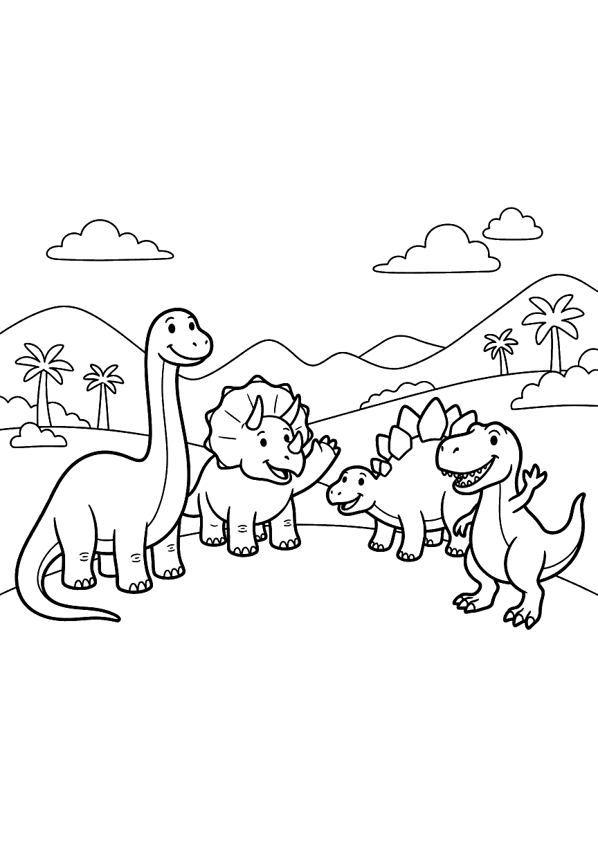 Página 1 do livro Aventuras Pré-Históricas