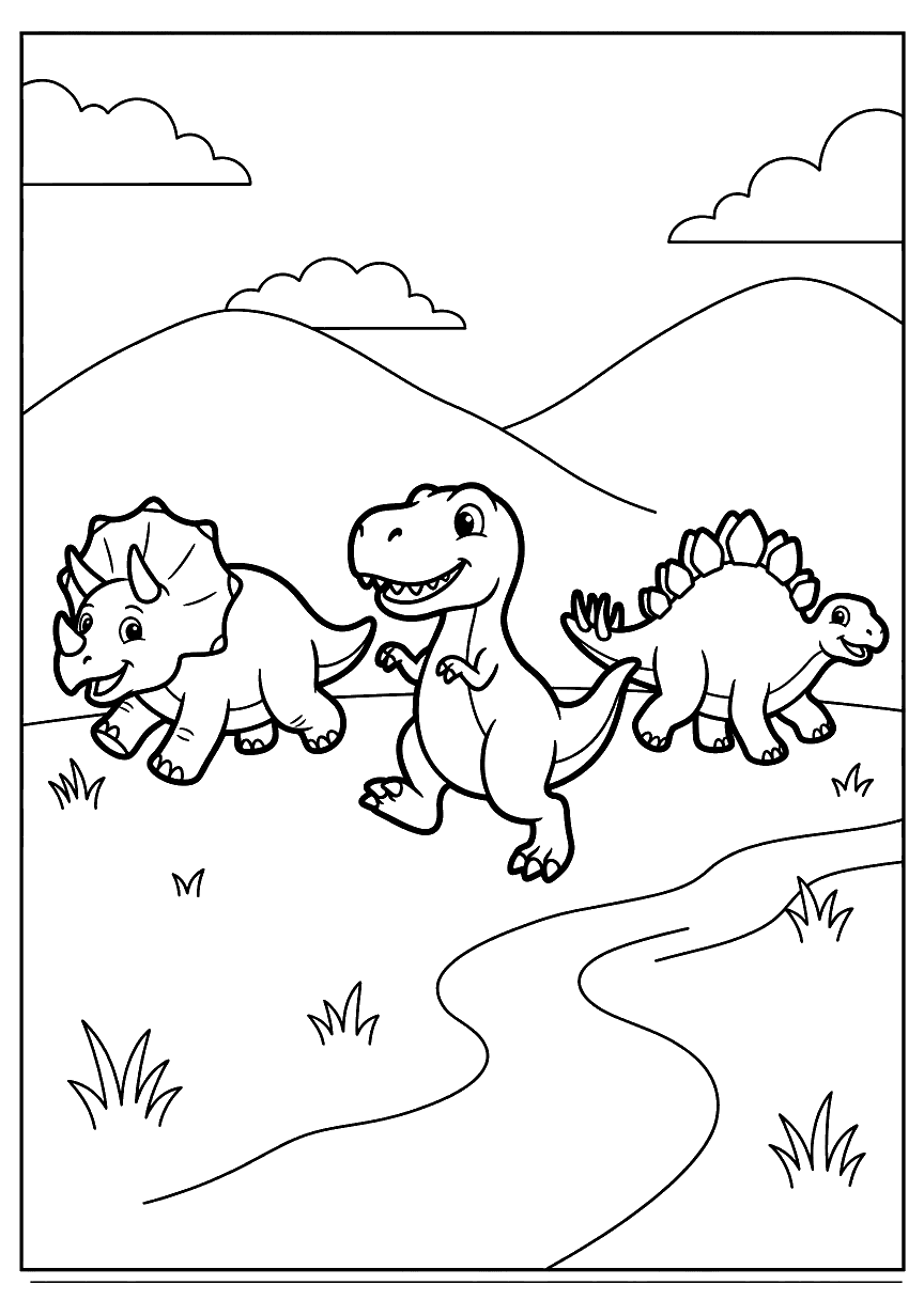 Página 3 do livro Aventuras Pré-Históricas