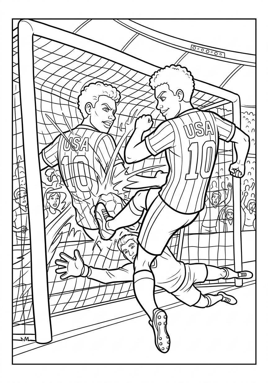 Página 1 do livro Estados Unidos · HQ — Copa 2026