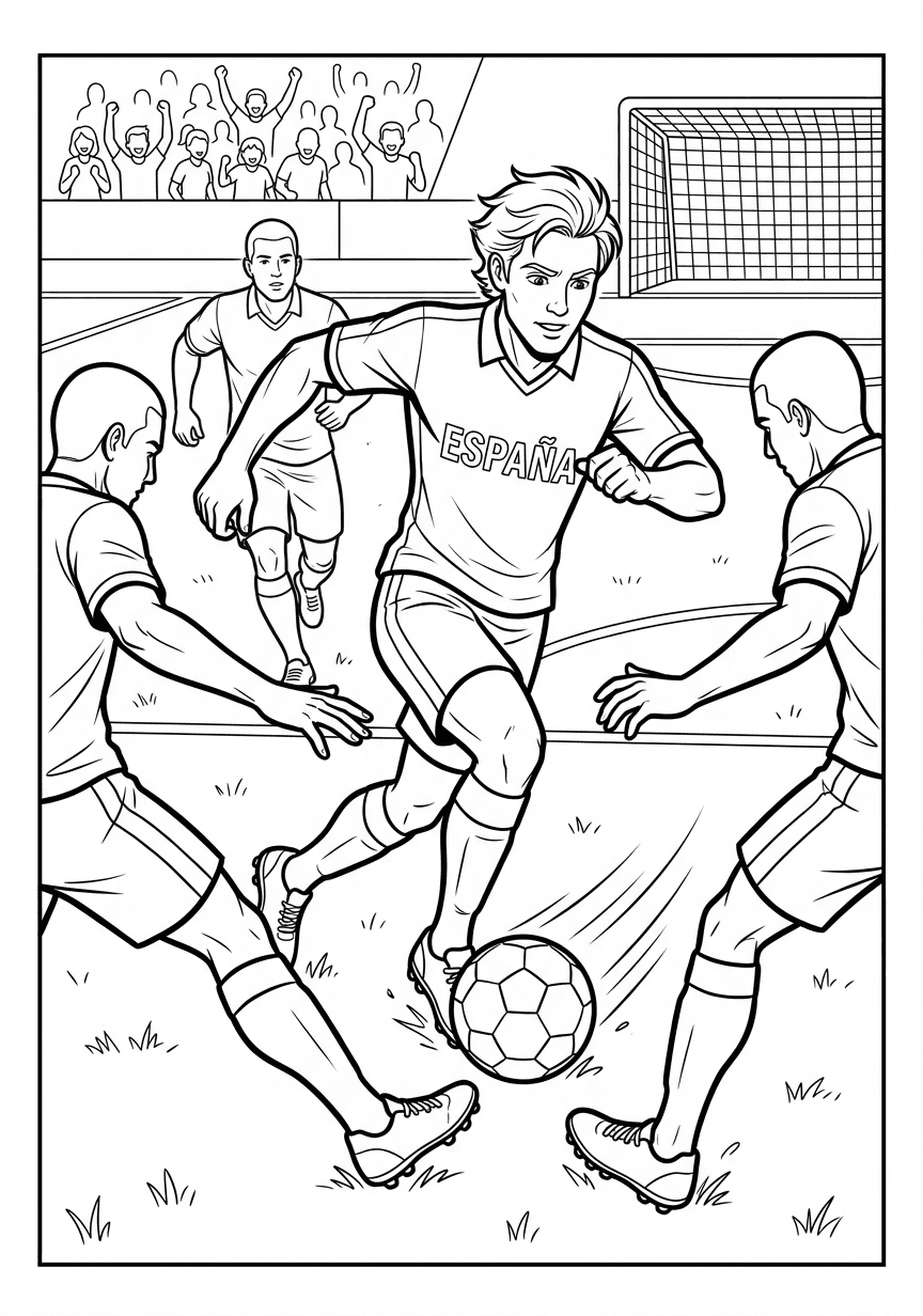 Página 1 do livro Espanha · HQ — Copa 2026