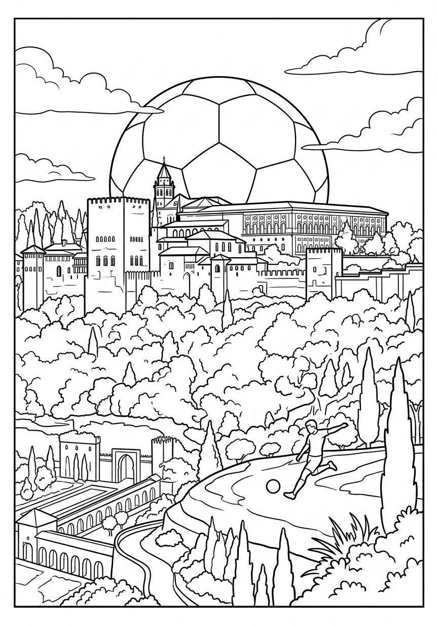Página 3 do livro Espanha · HQ — Copa 2026