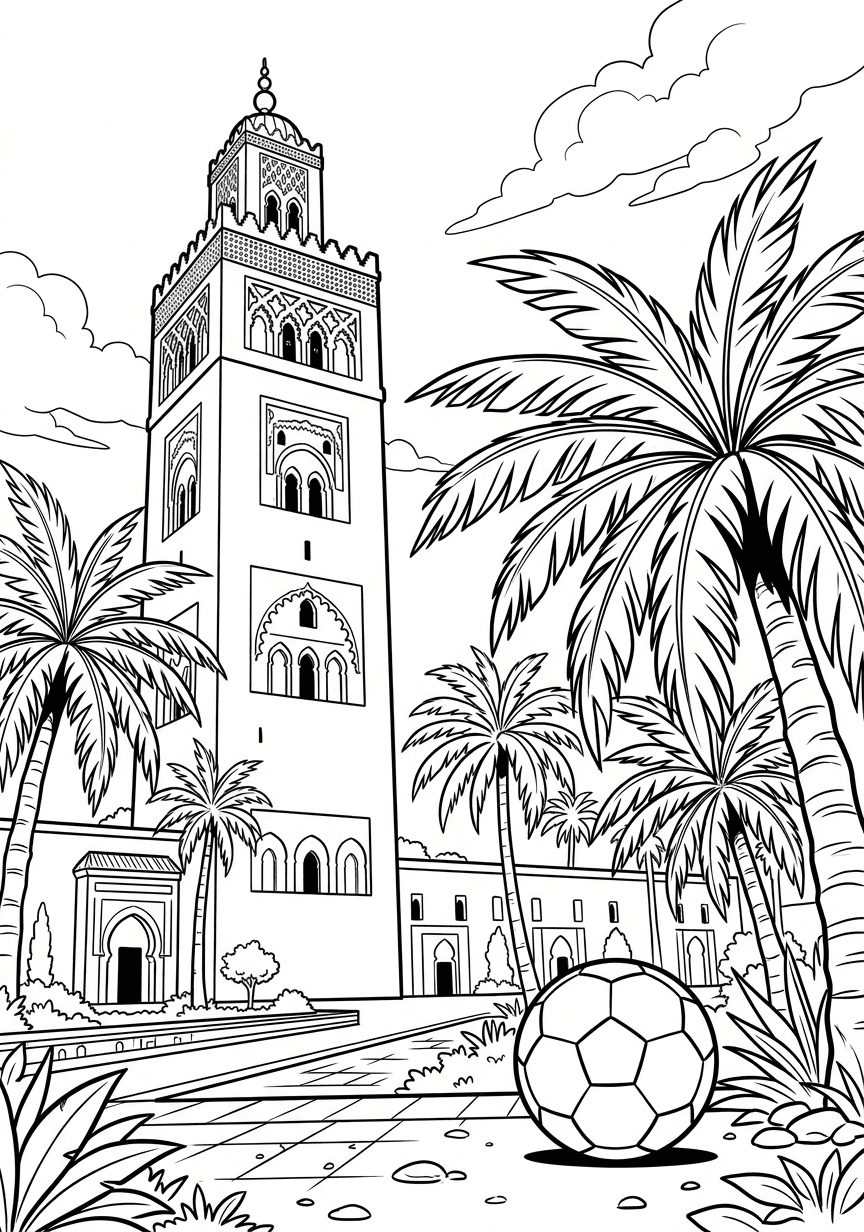 Página 3 do livro Marrocos · HQ — Copa 2026