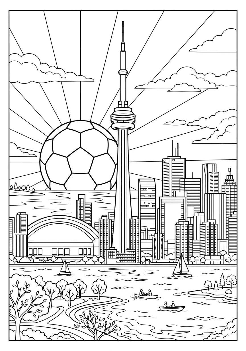 Página 2 do livro Canadá · Detalhado Médio — Copa 2026