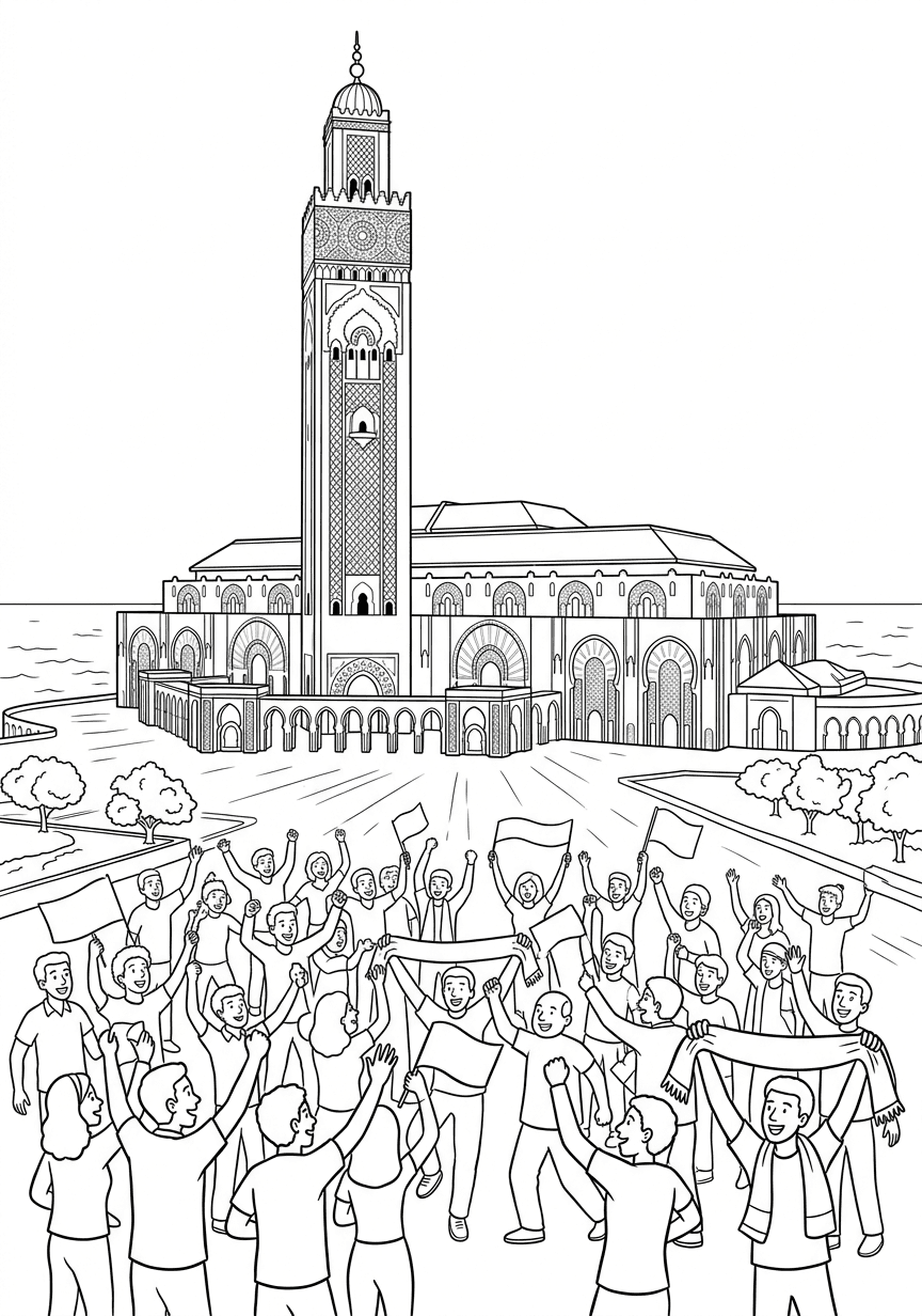 Página 2 do livro Marrocos · Detalhado Leve — Copa 2026