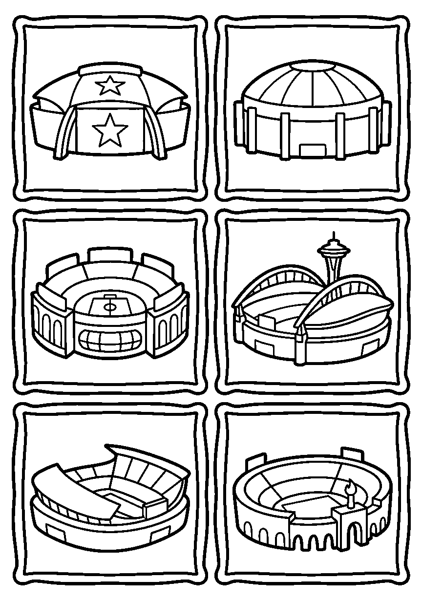 Página 3 do livro Álbum de Colorir Júnior — Copa do Mundo 2026