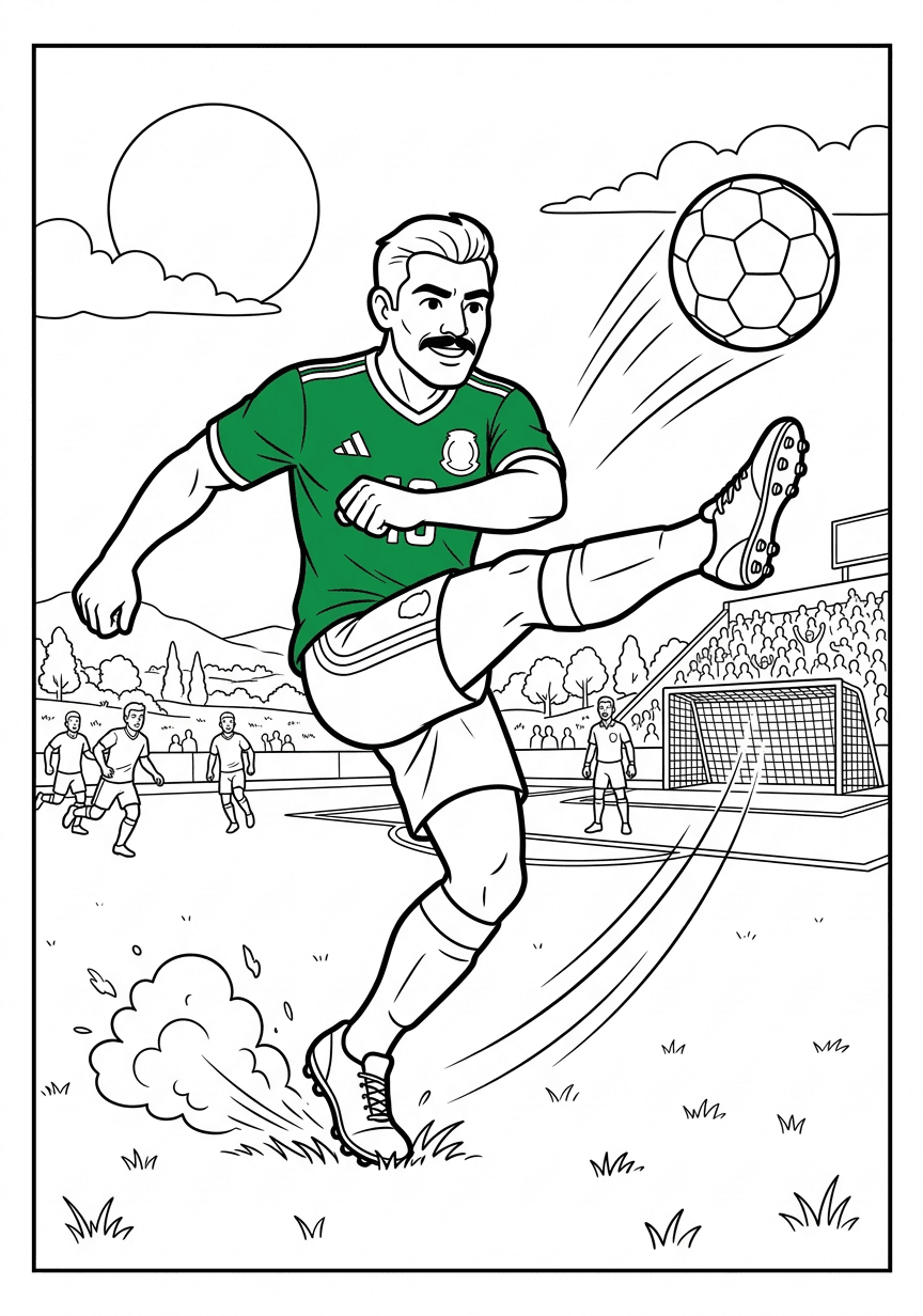 Página 1 do livro México · Detalhado Médio — Copa 2026